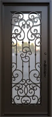 Dublin single iron door