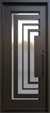Monaco single iron door